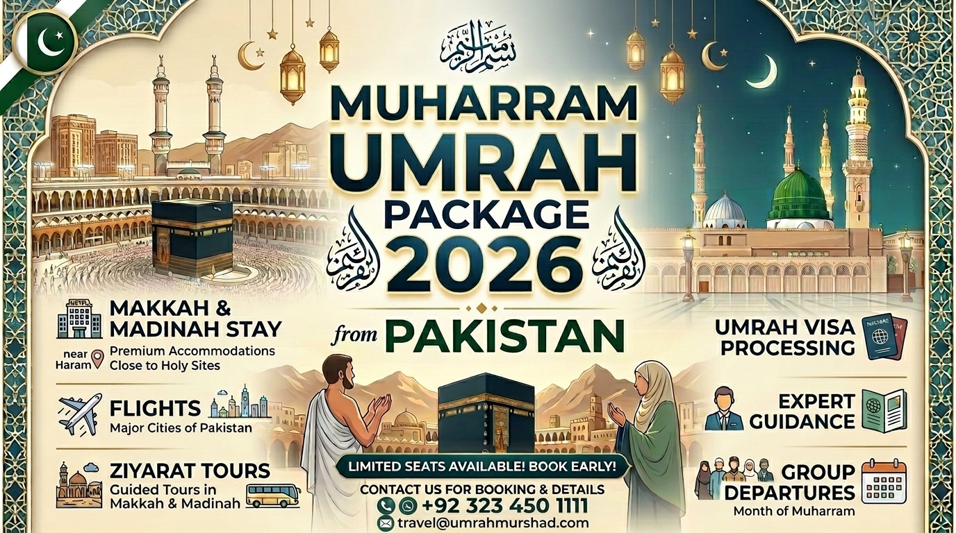 Muharram Umrah Package 2026 from Pakistan